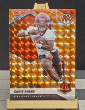 2021 Mosaic #379 Chris Evans RC REACTIVE ORANGE PRIZM Bengals Rookie Card. rookie card picture
