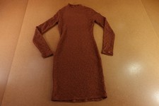 Heart Hips Womens Small Brown Knit Long Sleeve Mock Neck Bodycon Dress New Heart Hips Womens Small Brown Knit Long Sleeve Mock Neck Bodycon Dress New