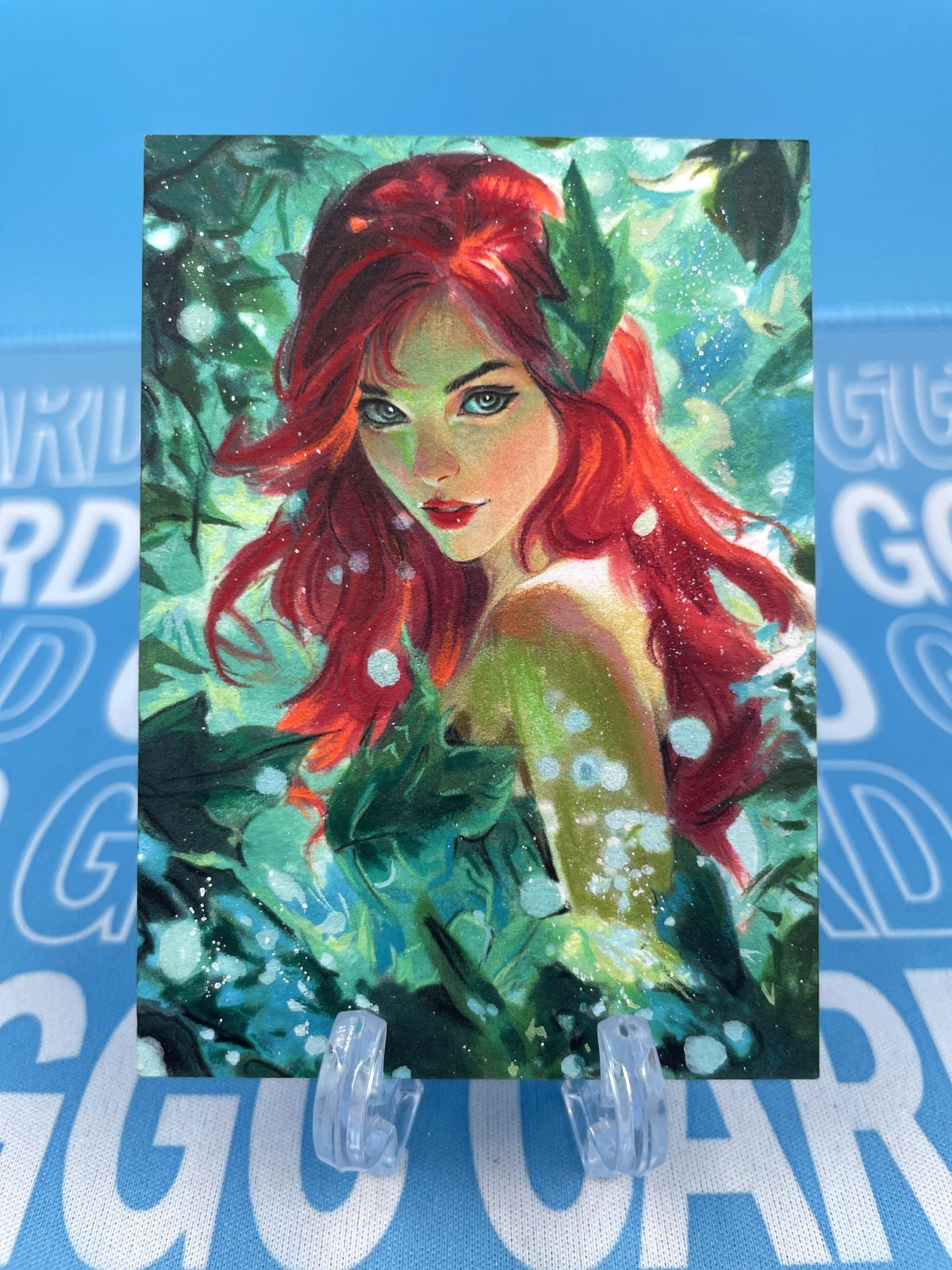 GGC Studio DC Poison Ivy Artist Hand Drawn Auto Sketch Card 1/1