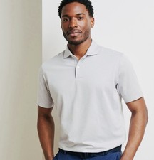 Peter Millar Crown Crafted Albatross Pique Polo Shirt Men s XL White 125 Flawed