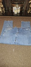 MENS USED COTTON TRADER JEANS 44W 32L