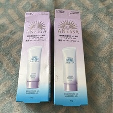 LOT 2xx US Seller ANESSA Skin Brightening UV Sunscreen Gel 90g   SPF50 PA 