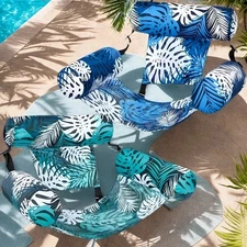 Swimming Pool Foldable Inflatable Seats Water Floating Bed Chair Beach Home Use
