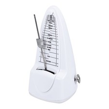 Mechanical Metronome Musical Timer for Piano Guitar,White