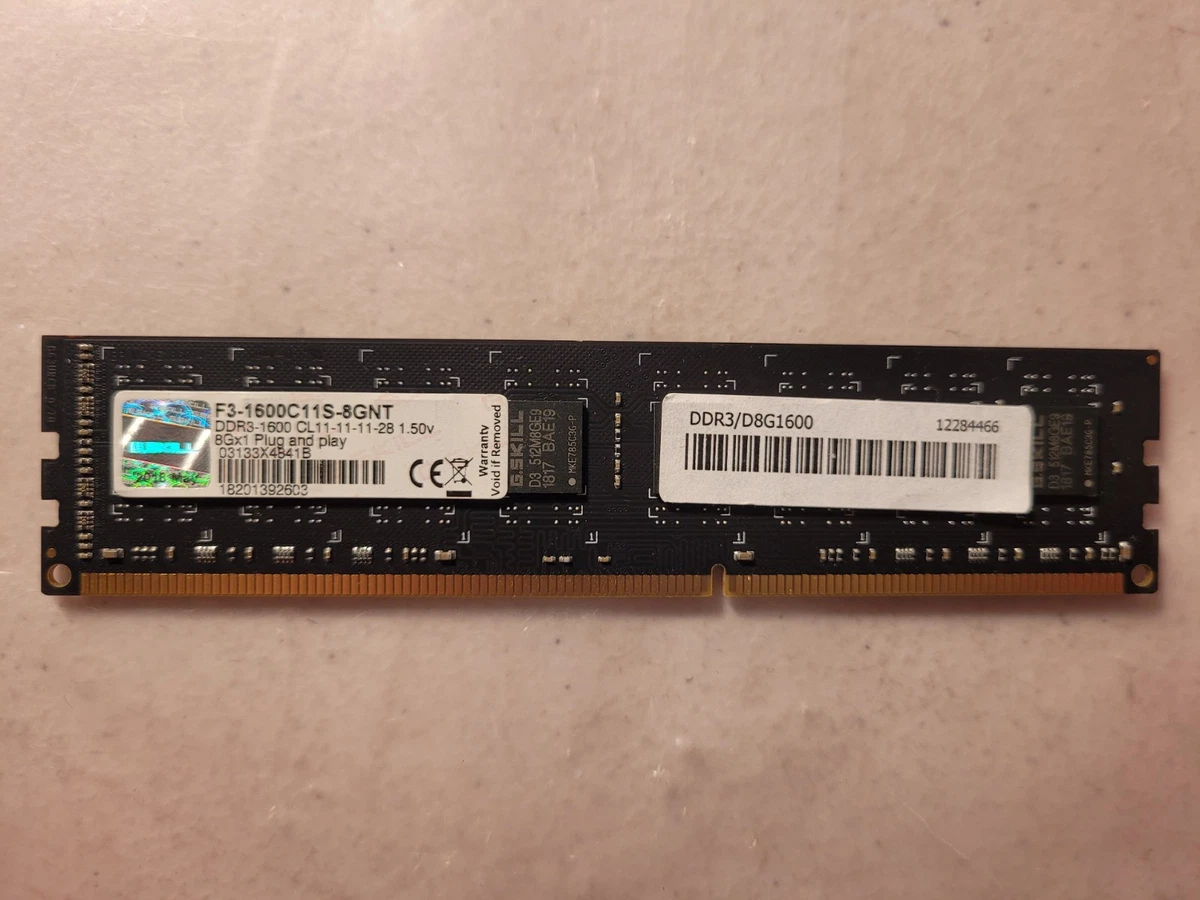 G. SKILL DDR3-1600 Computer RAM for sale | eBay