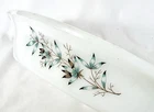 Vintage Glasbake Atomic Flower Divided Oven Serving Dish Milk Glass