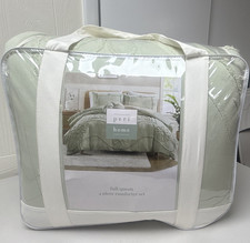 Peri Home Full/Queen 4-Piece Comforter Set w/ Shams Floral Green 100 cotton