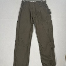 Dickies Carpenter Jeans Men 32X30 Brown Canvas Utility Workwear Straight Outdoor