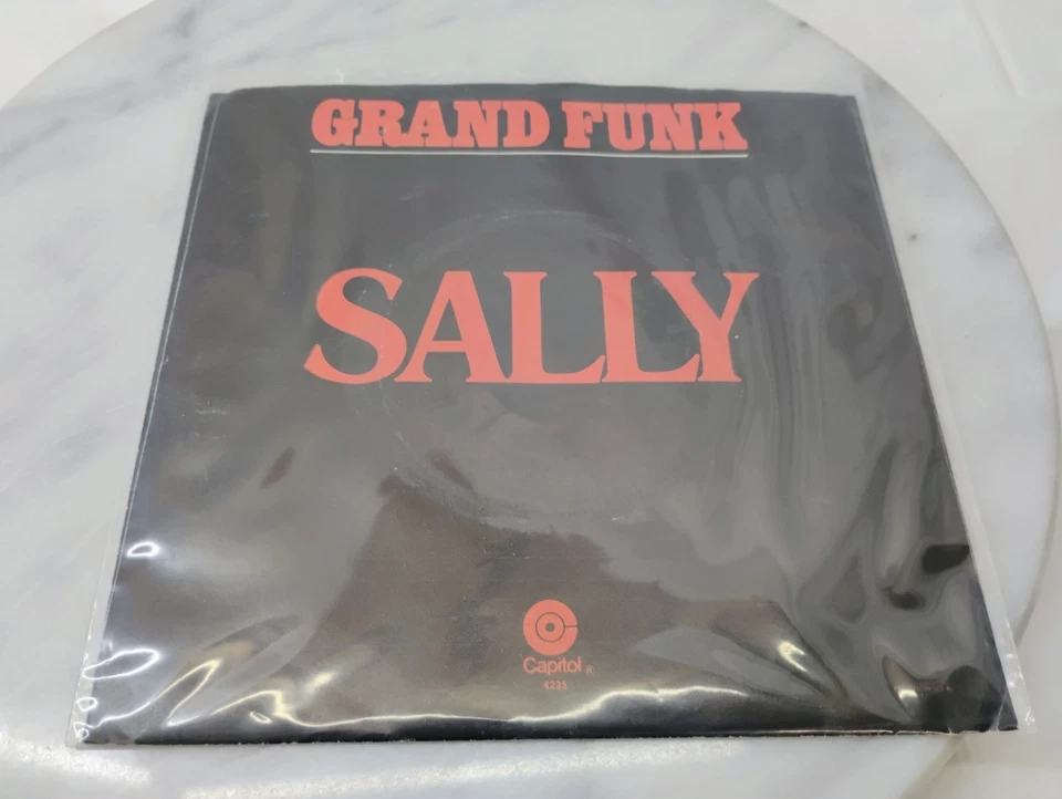 Grand Funk Railroad 7” Vinyl 45 Sally & Love Is Dyin’ 1976 Capitol LP Born Die — 第 2/4 张图片