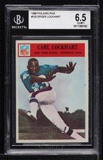1966 Philadelphia Spider Lockhart (Carl on Card) #125 BGS 6.5 Rookie RC 0q3. rookie card picture