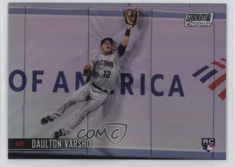2021 Topps Stadium Club Chrome Refractor Daulton Varsho #168 0m6w