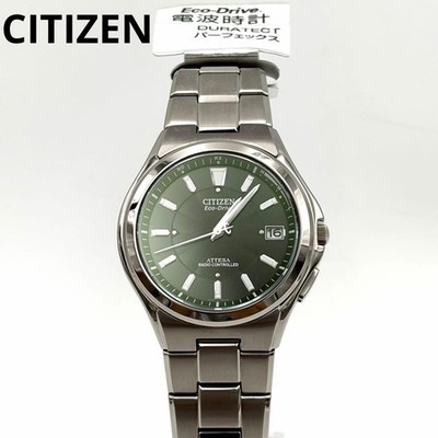 Citizen Attesa Eco Drive Solar Radio Wave Watch ATD53 2841 Black