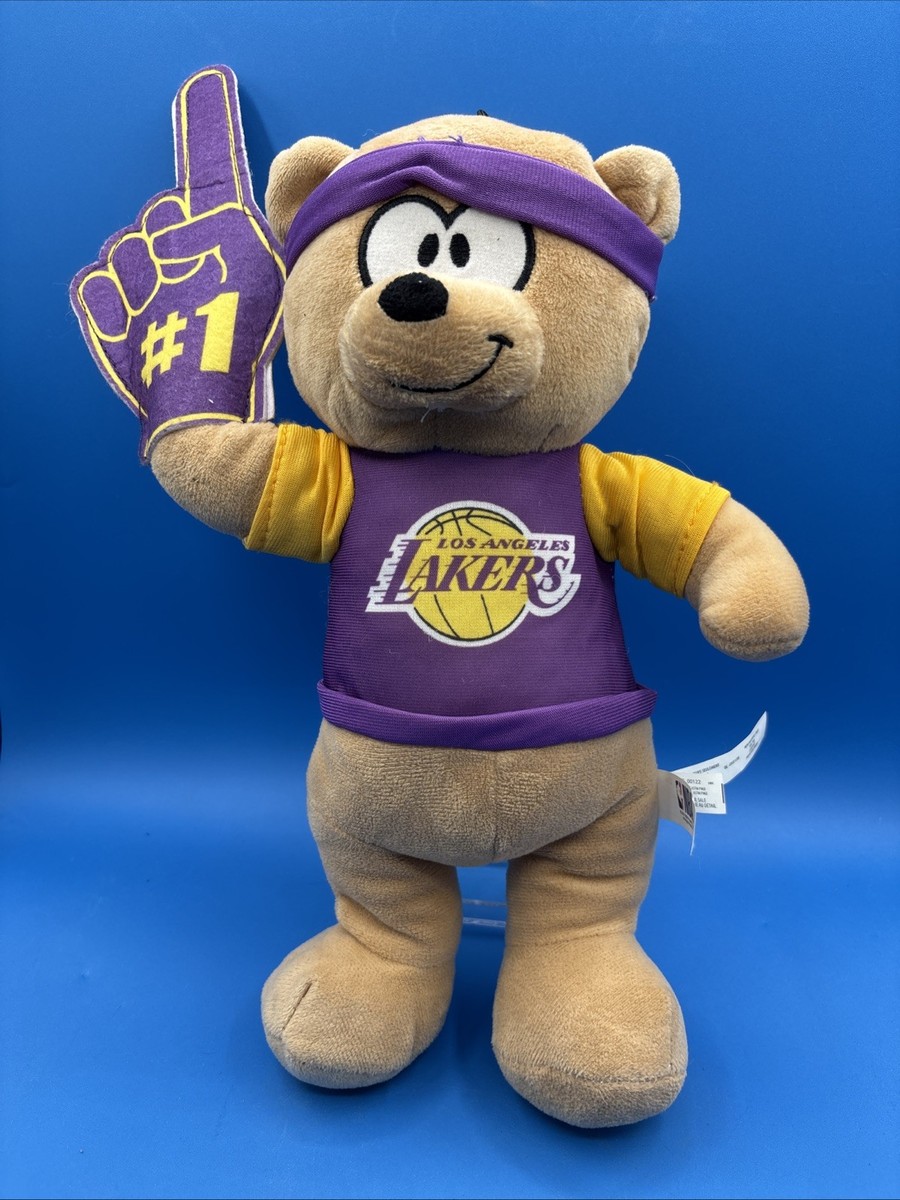 Los Angeles Lakers Teddy Bear Softee Basketball Plush Official NBA