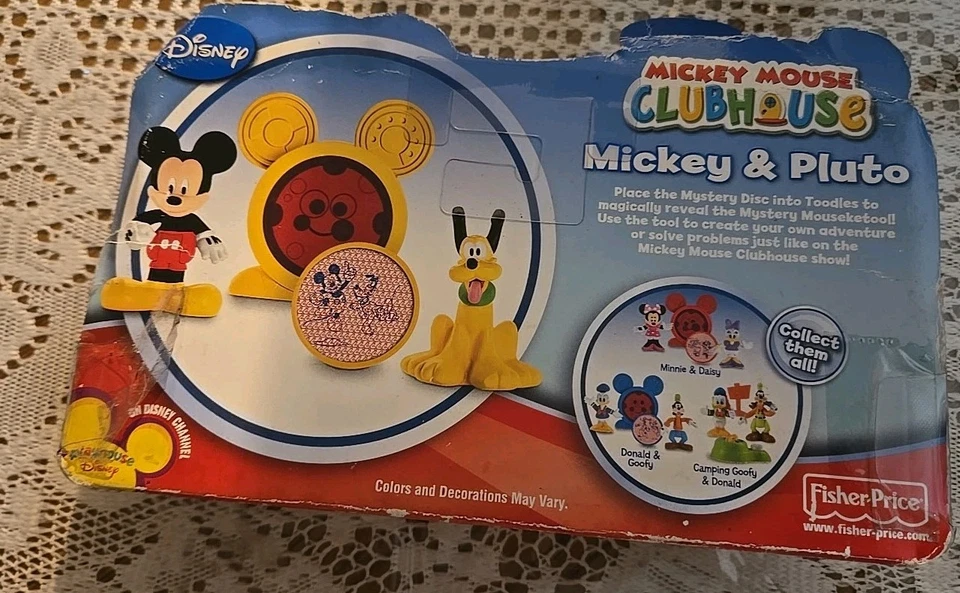 Mickey Mouse Clubhouse Camping Mickey y Pluto Nuevo Sellado de Fábrica 2009 - Leer Foto 2 de 4