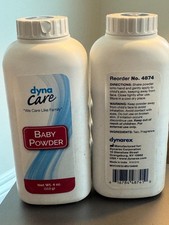 LOT OF 35 DYNACARE BABY POWDER TALCUM TALC 4OZ BOTTLES