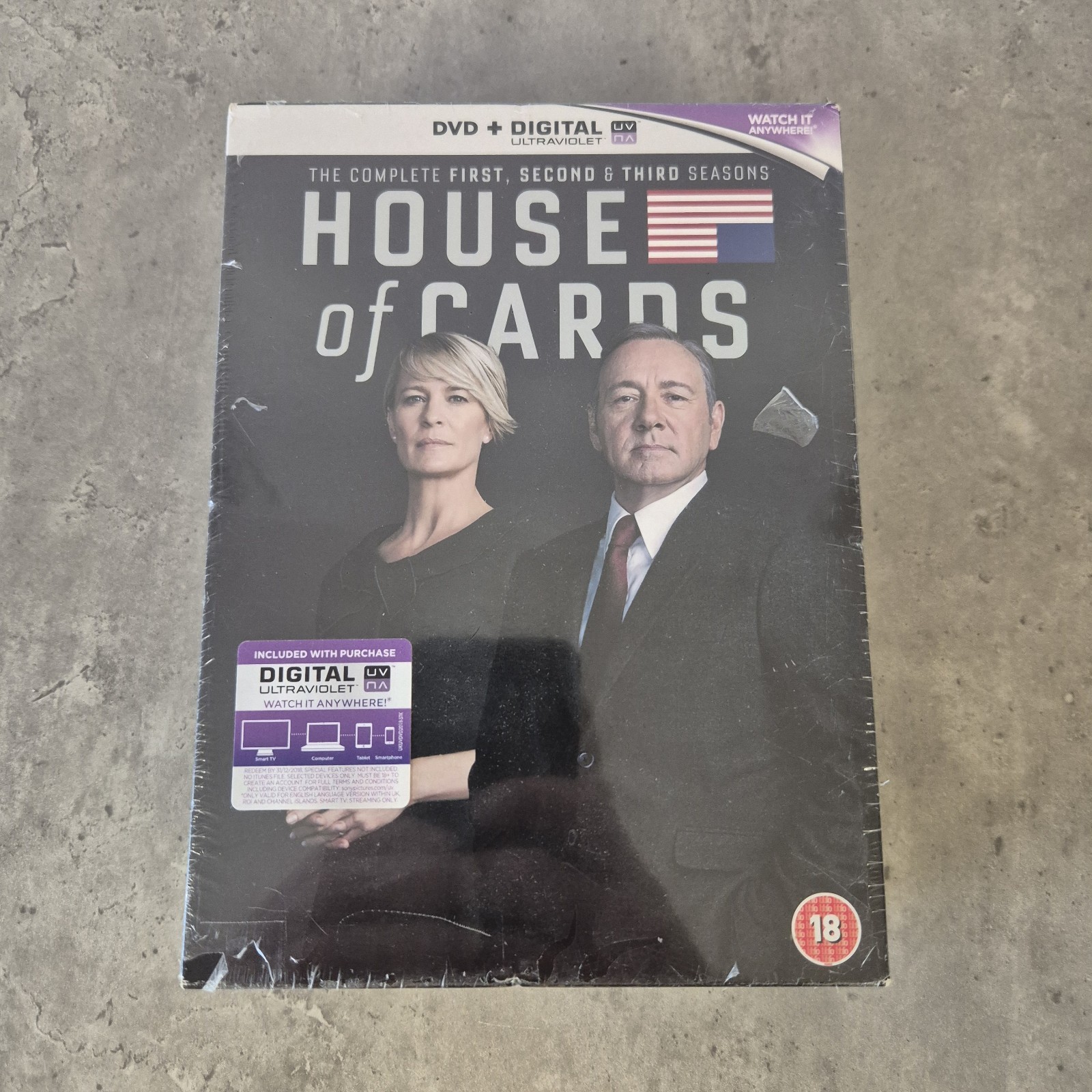 House of Cards - Complete Season 1-3 - 18 - DVD - New & Sealed - Free P&P - VGC