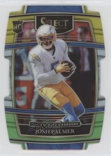 2021 Panini Select Concourse Green & Yellow Prizm Die-Cut Josh Palmer #66 0b3