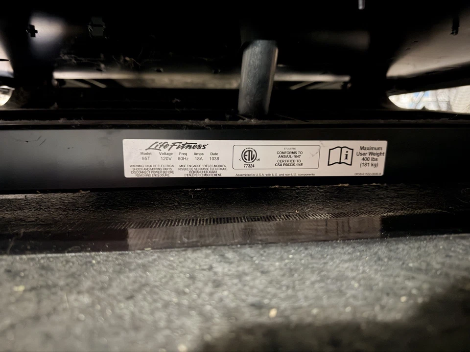 Cinta de correr Life Fitness 95t Foto 3 de 4