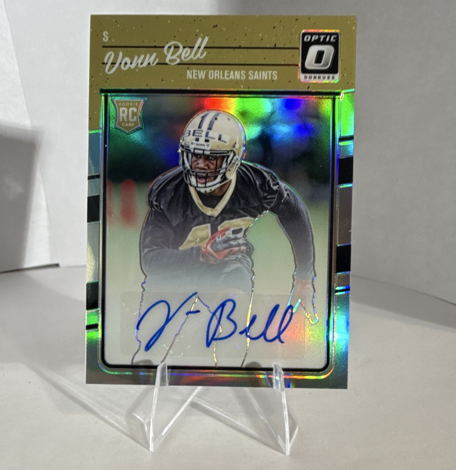 Vonn Bell Panini Donruss Optic #146 Autograph-Holo