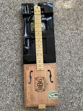 BBG No.5 3-String Handmade Cigar Box Guitar Banjo Blues Folk Decor Instrument