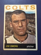 1964 TOPPS #241 JIM OWENS HOUSTON COLTS PITCHER  *FREE SHIPPING*