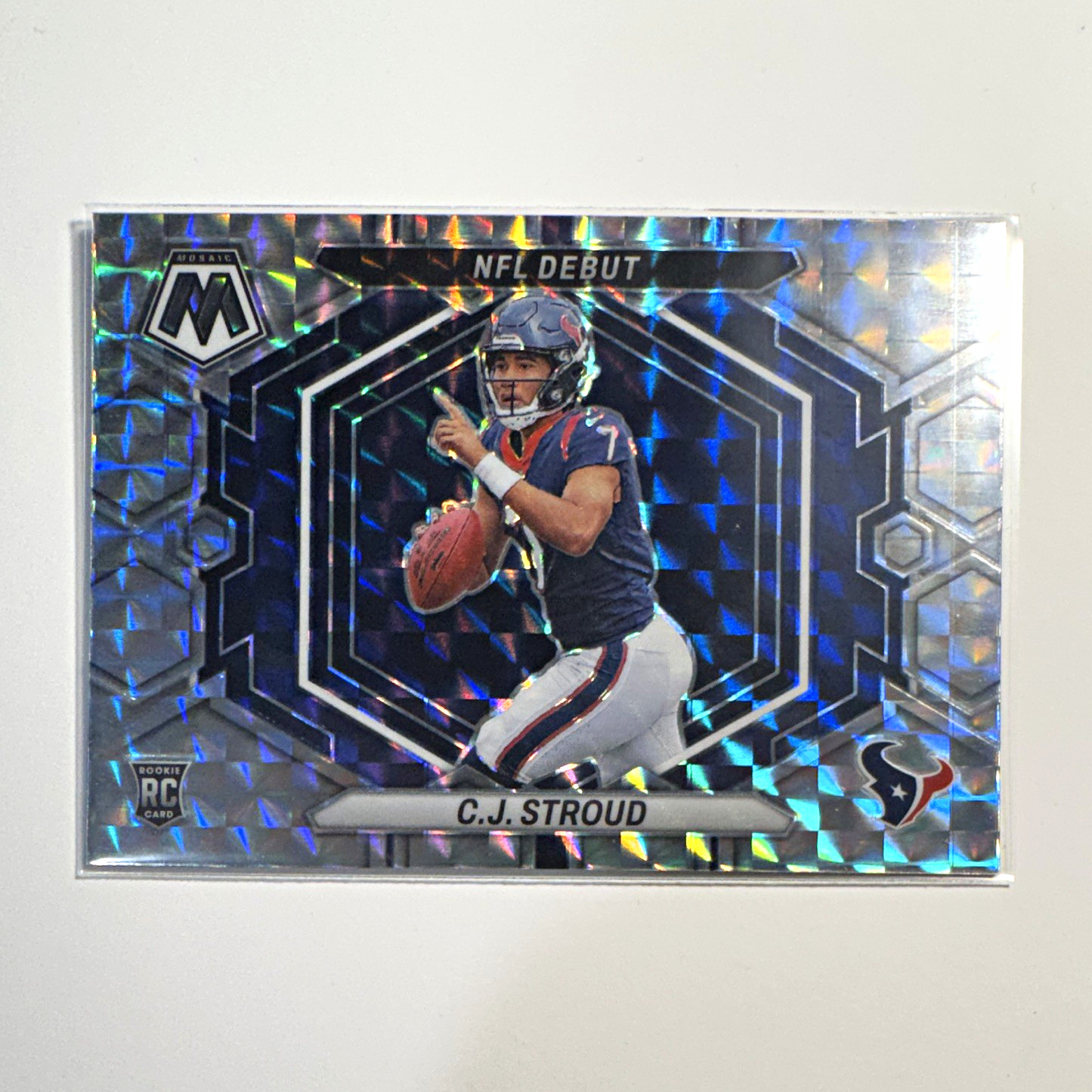 Panini 2023 Mosaic C.J. Stroud NFL Debut #ND-3 Mosaic Prizm RC Texans
