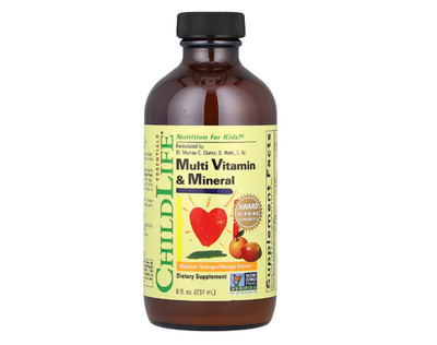 ChildLife Essentials, Multivitamine und Mineralstoffe, Orange/Mango, 237 ml