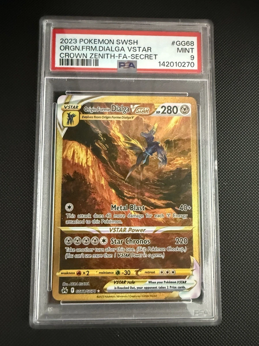 25+ Origin Forme Dialga VSTAR GG68/GG70 Crown Zenith: Galarian