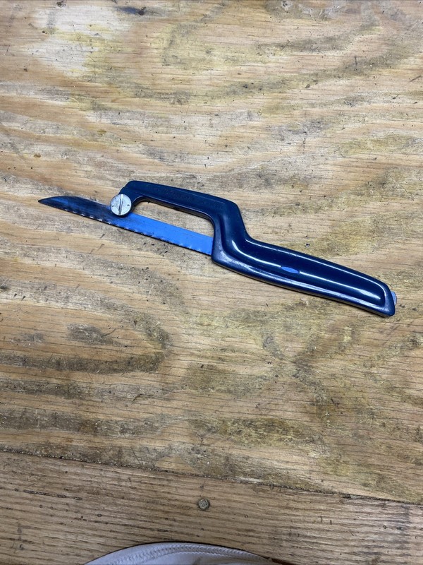 Vintage Stanley 15-210 Plastic Mini Hand Held Hacksaw Holder Made in USA