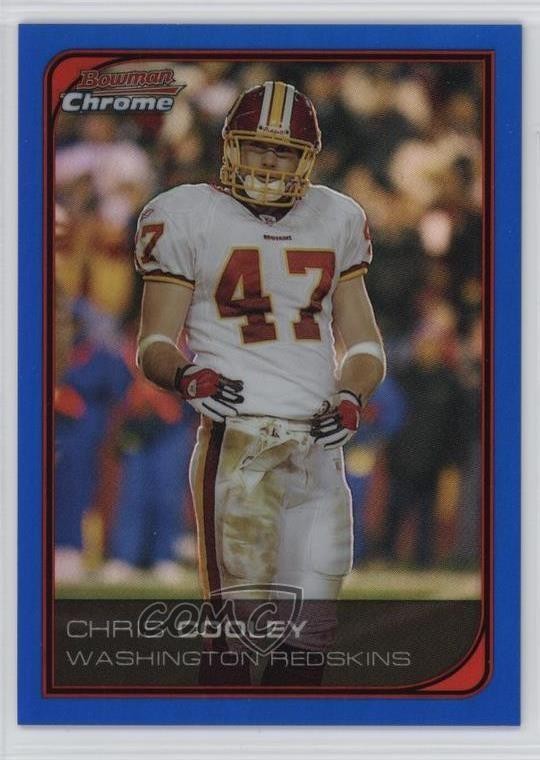 2006 Bowman Chrome Blue Refractor /150 Chris Cooley #154 01mi