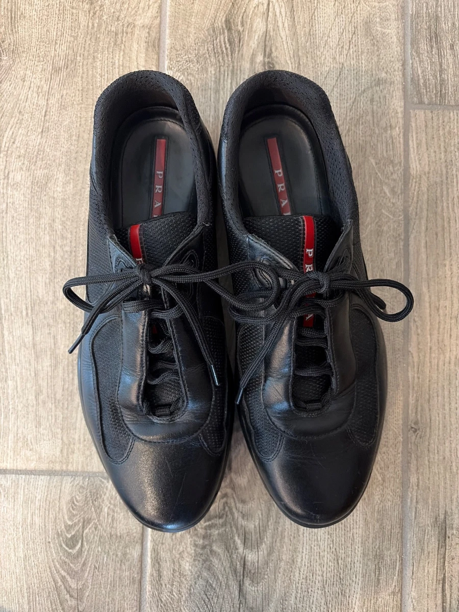 PRADA Leather Upper Red Casual Shoes for Men for sale | eBay