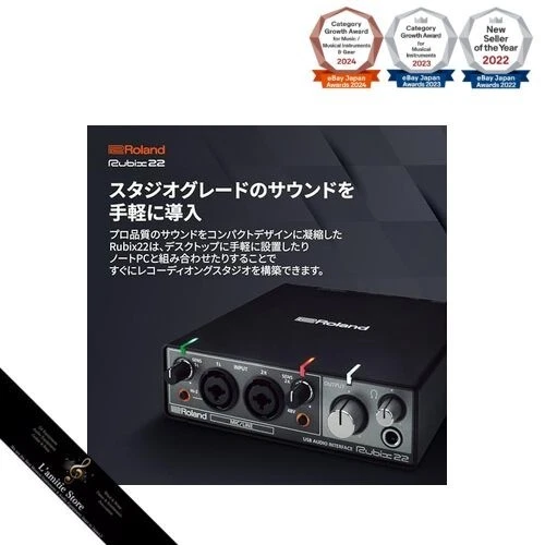 Roland ROLAND Rubix22 USB AUDIO INTERFACE Audio Interface Japan Brandneu - Bild 3 von 4