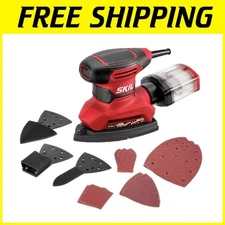 Corded Multi-Function Sander with 12 Sanding Sheets