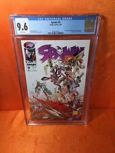 Spawn 9 - 1st Appearance Of Medieval Spawn and Angela 1993 - CGC Graded 9.6