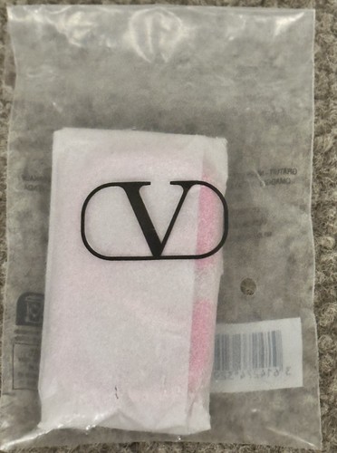 Rare Valentino Vip Gift Logo Pink Bag Tag Bag Keychain Keyring Novelty - 第 2/3 張圖片