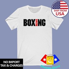 Revista Boxing News para hombre blanca talla S a 3XL