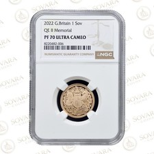 2022 Memorial Gold Proof Sovereign PF70 Ultra Cameo