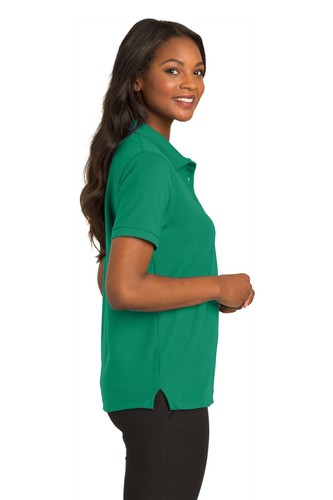Port Authority L500 Ladies Short Sleeve Comfort Tee Silk Touch Polo Shirt - Picture 57 of 98