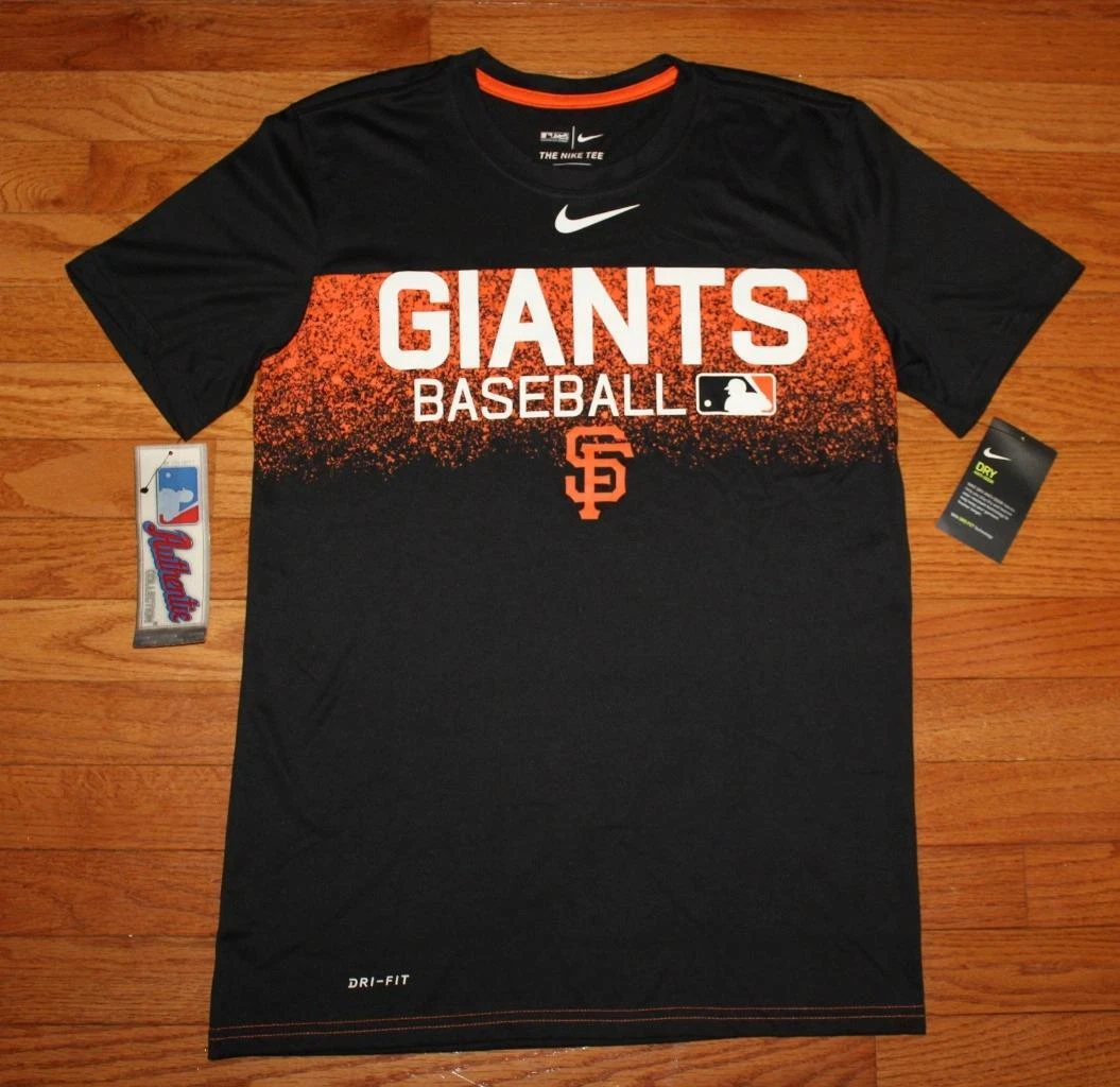 NWT Men's SAN FRANCISCO GIANTS MLB Authentic Collection Nike Dri-Fit T- Shirt *2P