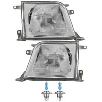 Halogen Scheinwerfer Set H4 FüR Toyota Land Cruiser 90 Inklusive Lampen
