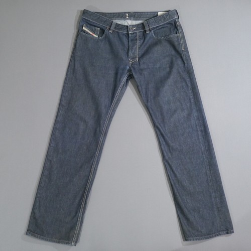Diesel Jeans Men's Sz 36x32 Blue Dark Wash Larkee Regular Straight Fit - Picture 2 of 22