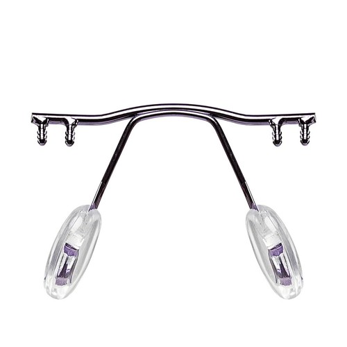 Edelstahl randloses Gestell Brillensteg Ersatz mit Nasenpad - Einzelhandel - Bild 14 von 31