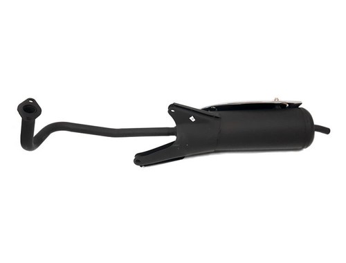 MYK complete exhaust for QMB139/50cc 4 stroke engines - Picture 2 of 3