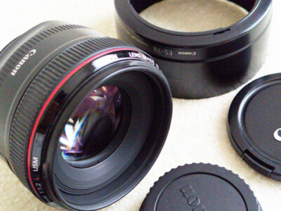 Excellent+++++] Canon EF 50mm f 1.2L USM lens for Canon EOS Camera