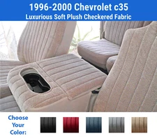 Plush Regal Seat Covers for 1996-2000 Chevrolet c35
