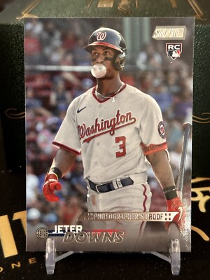 2023 Topps Stadium Club Jeter Downs Nationals Photographers Proof 1:2 Case Hit