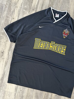 レンジャース　1999　ユニフォーム　M　NIKE　ナイキ　ブルー　ビンテージ Vintage Nike 1997-1999 Glasgow Rangers F.C Soccer Jersey