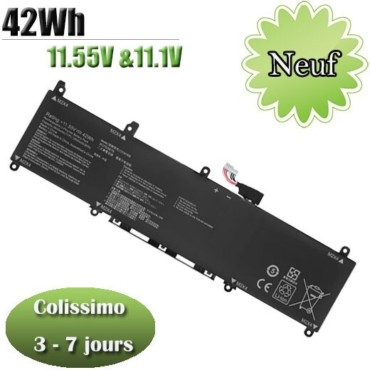Batterie C31N1806 pour ASUS VivoBook S13, idéal pour le télétravail