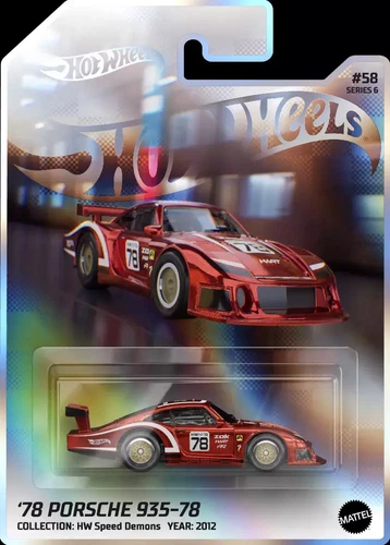 Hot Wheels Garage '78 Porsche 935-78 ~ Series 6 HW Speed Demons NFTG *1 of 2539*