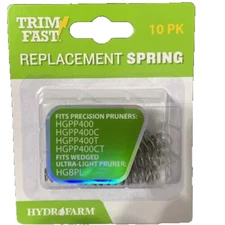 Hydrofarm Pruner Replacements Spring, 10 springs Pack NEW-4 Precision Pruners...